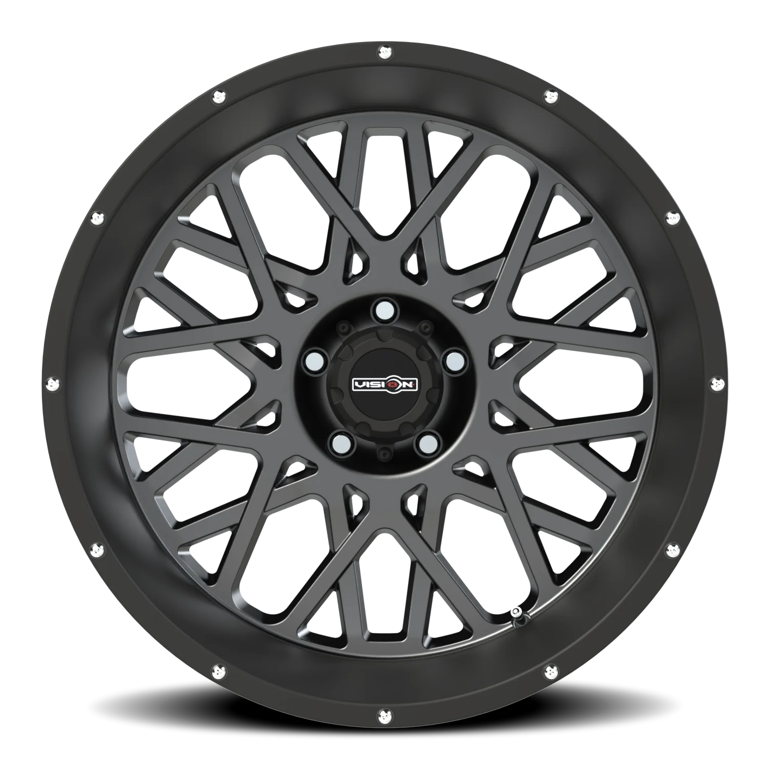 Vision 412 20x9 5x139.7 +12 Gray - Image 3