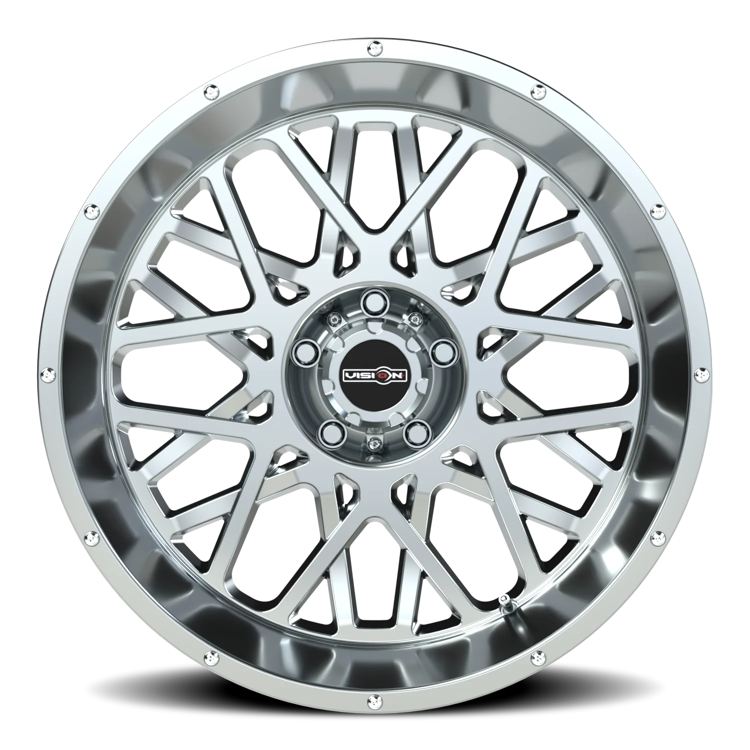 Vision 412 18x9 5x139.7 +12 Chrome - Image 3