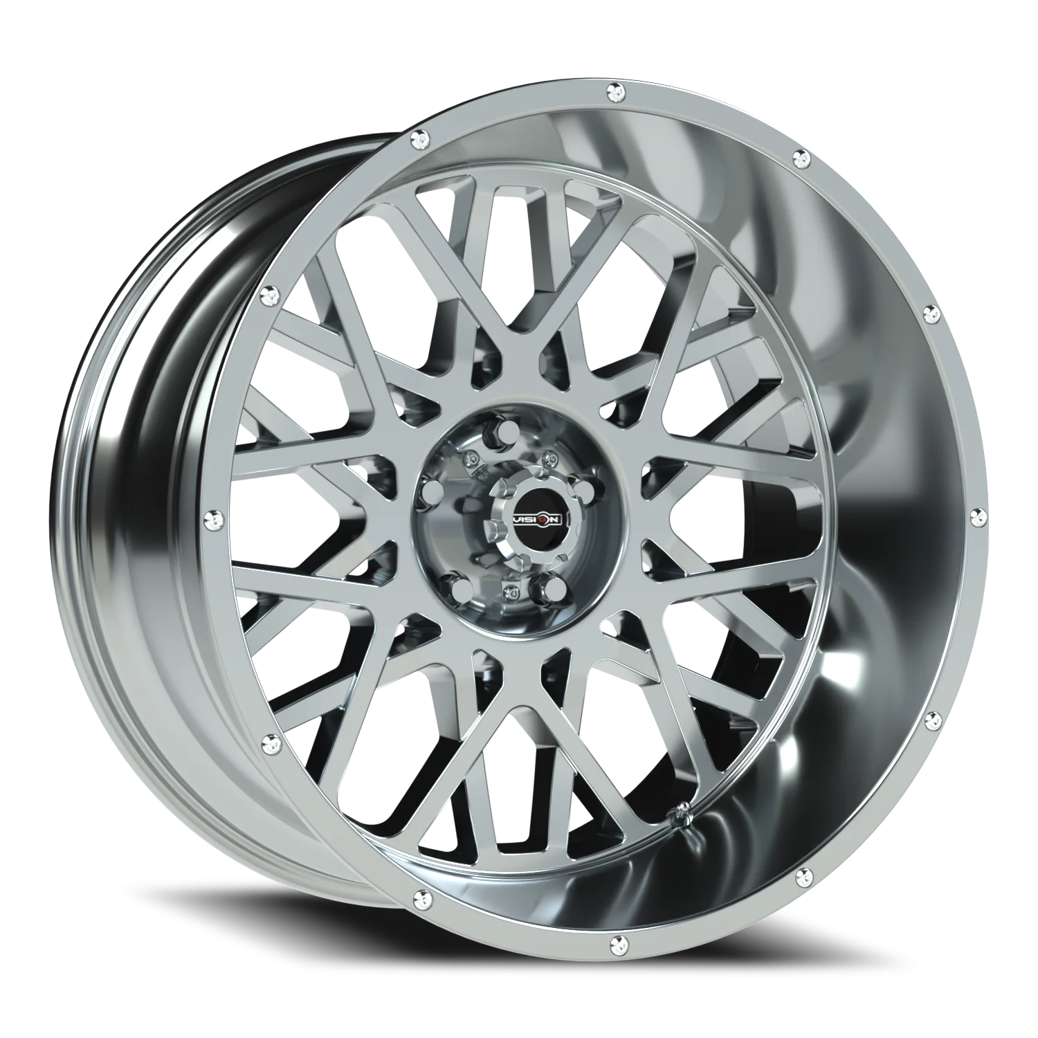 Vision 412 18x9 5x127 +12 Chrome