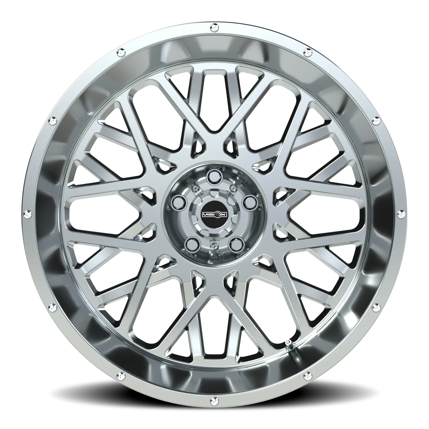 Vision 412 18x9 5x127 +12 Chrome - Image 3