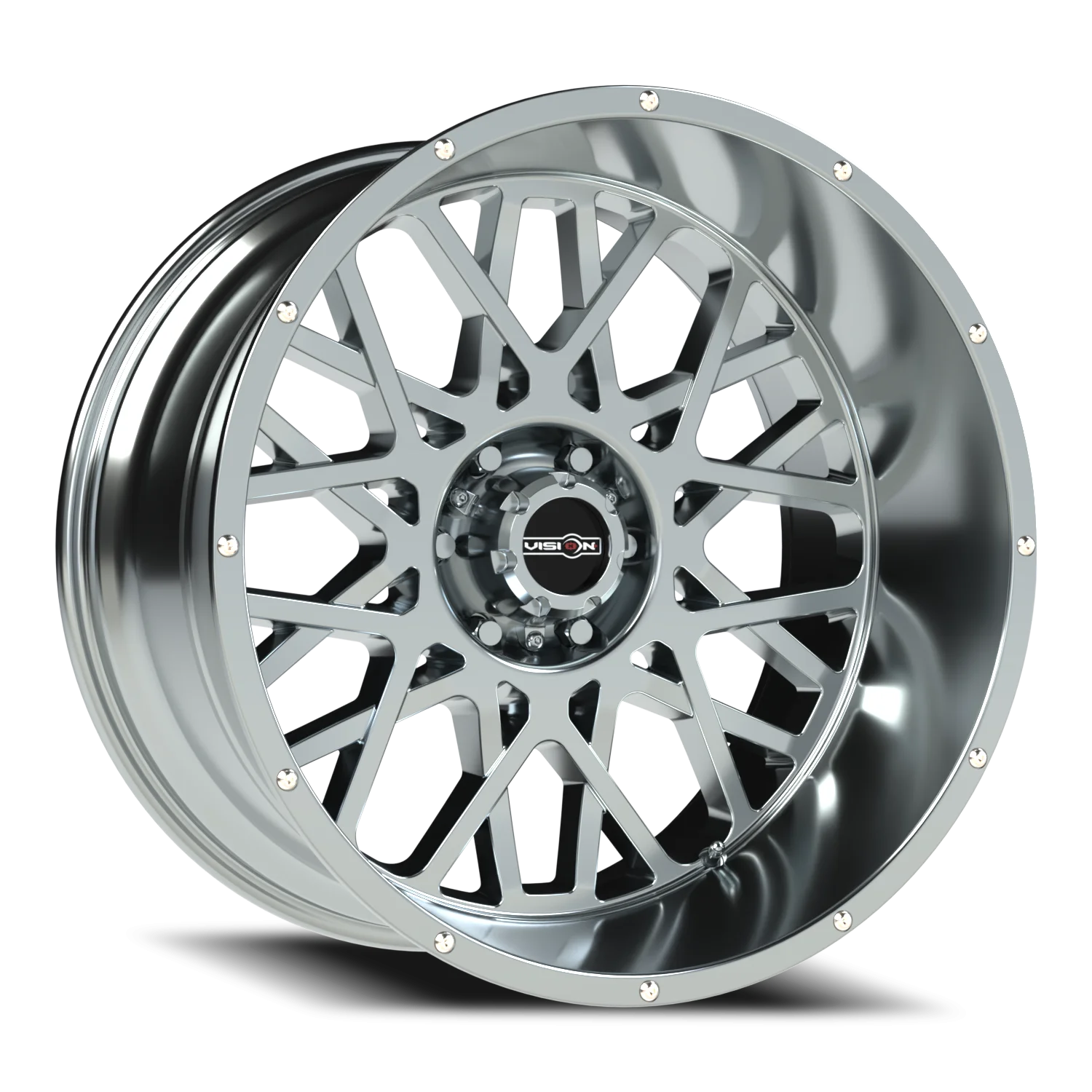 Vision 412 18x9 6x139.7 +12 Chrome