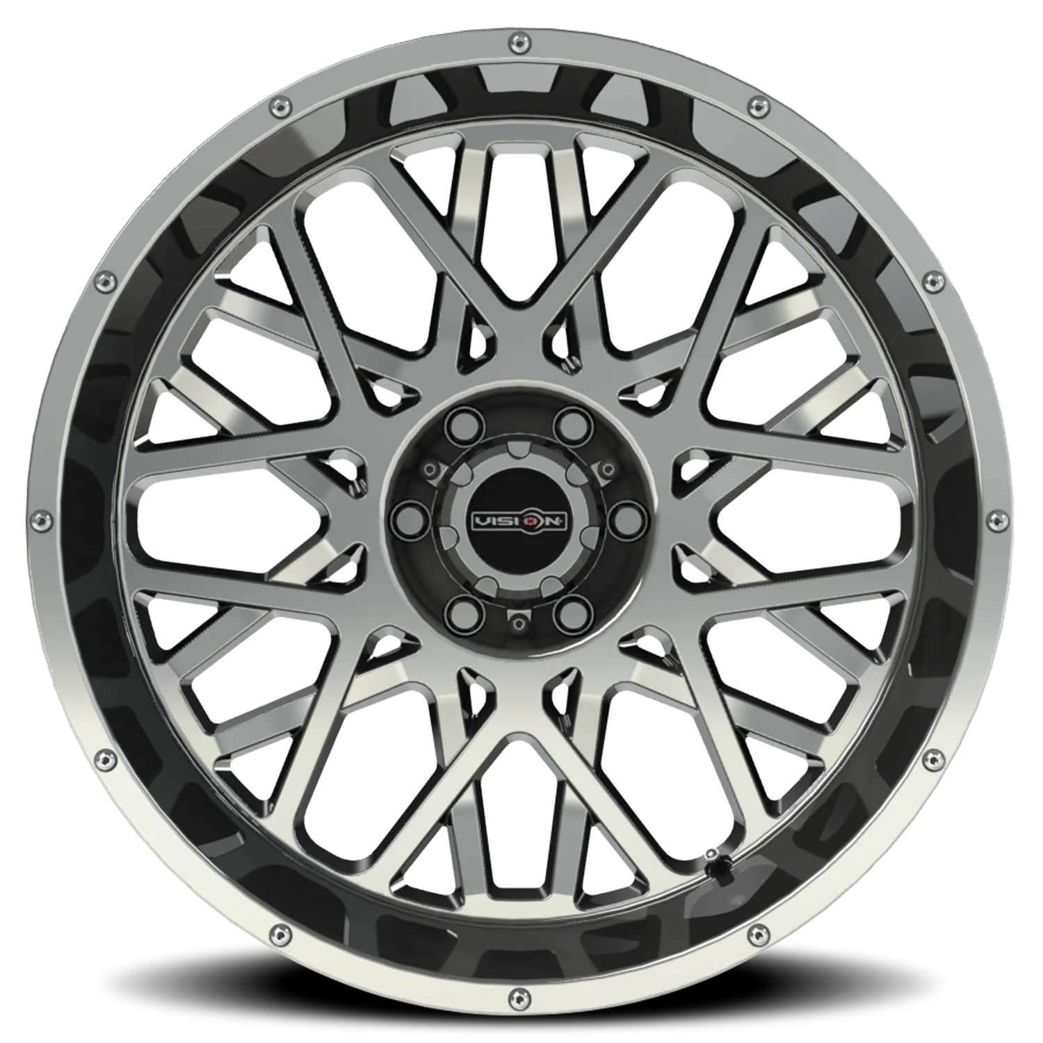 Vision 412 18x9 6x139.7 +12 Chrome - Image 3