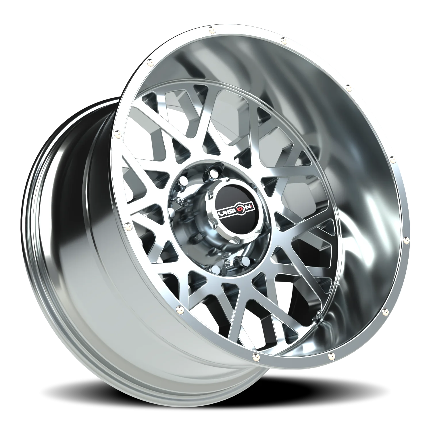 Vision 412 20x9 8x180 +12 Chrome - Image 2