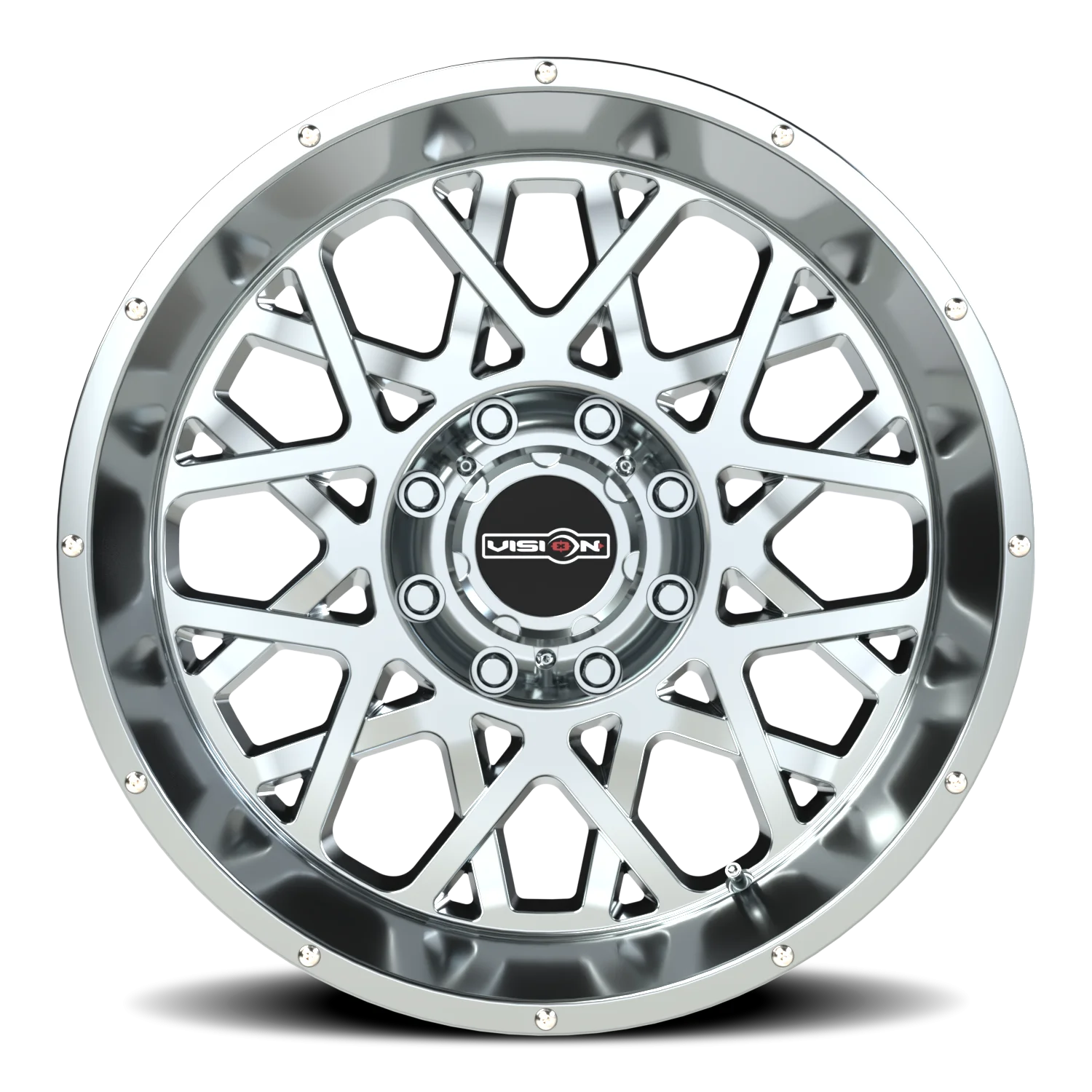 Vision 412 20x9 8x180 +12 Chrome - Image 3