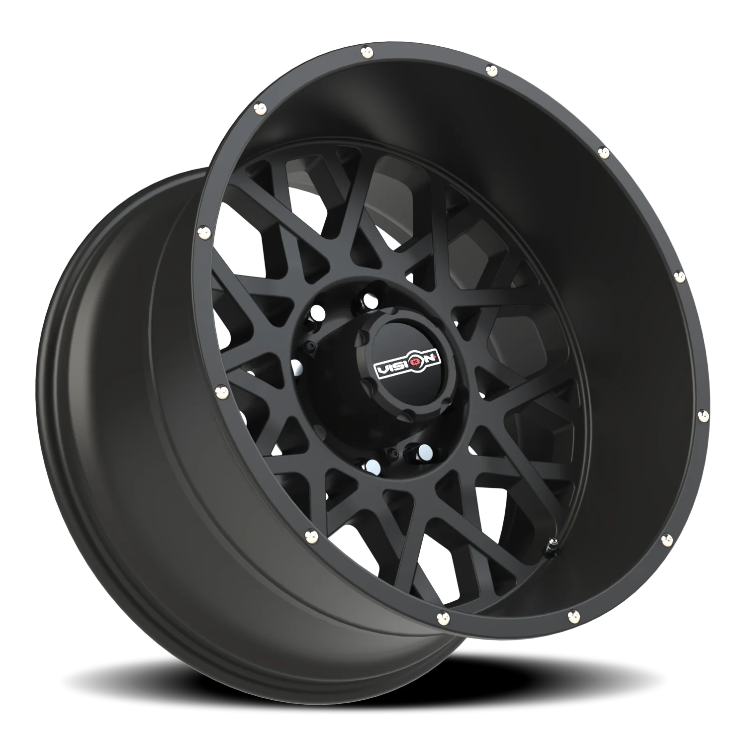 Vision 412 20x10 8x165.1 -25 Black - Image 2