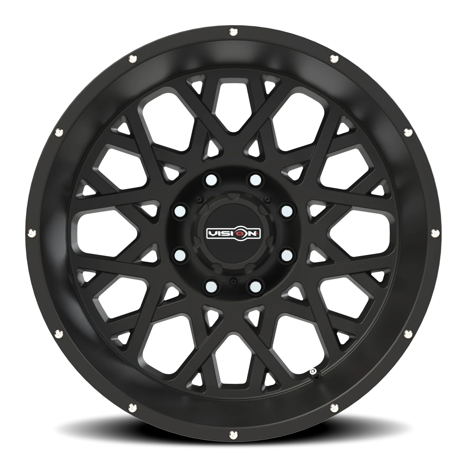 Vision 412 20x10 8x165.1 -25 Black - Image 3