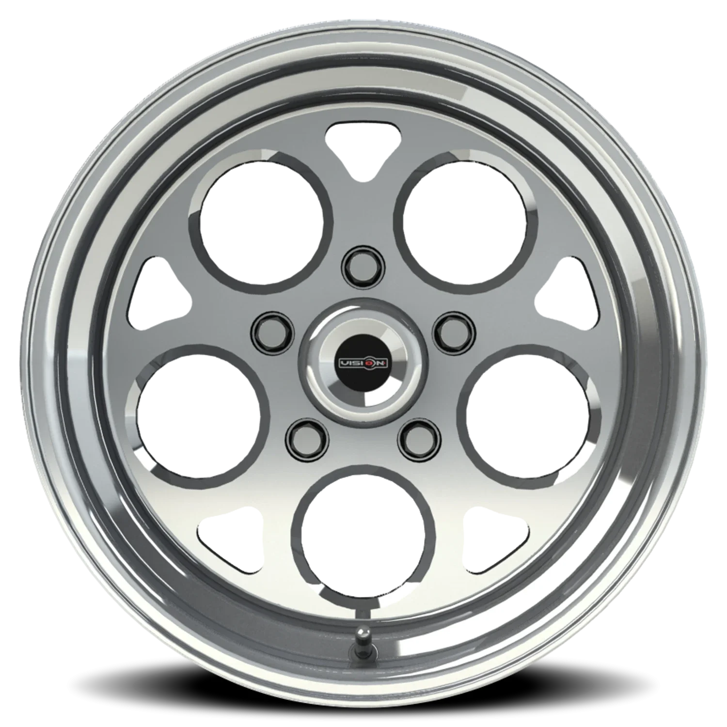 Vision 561 17x4.5 5x115 -24 Polished - Image 3