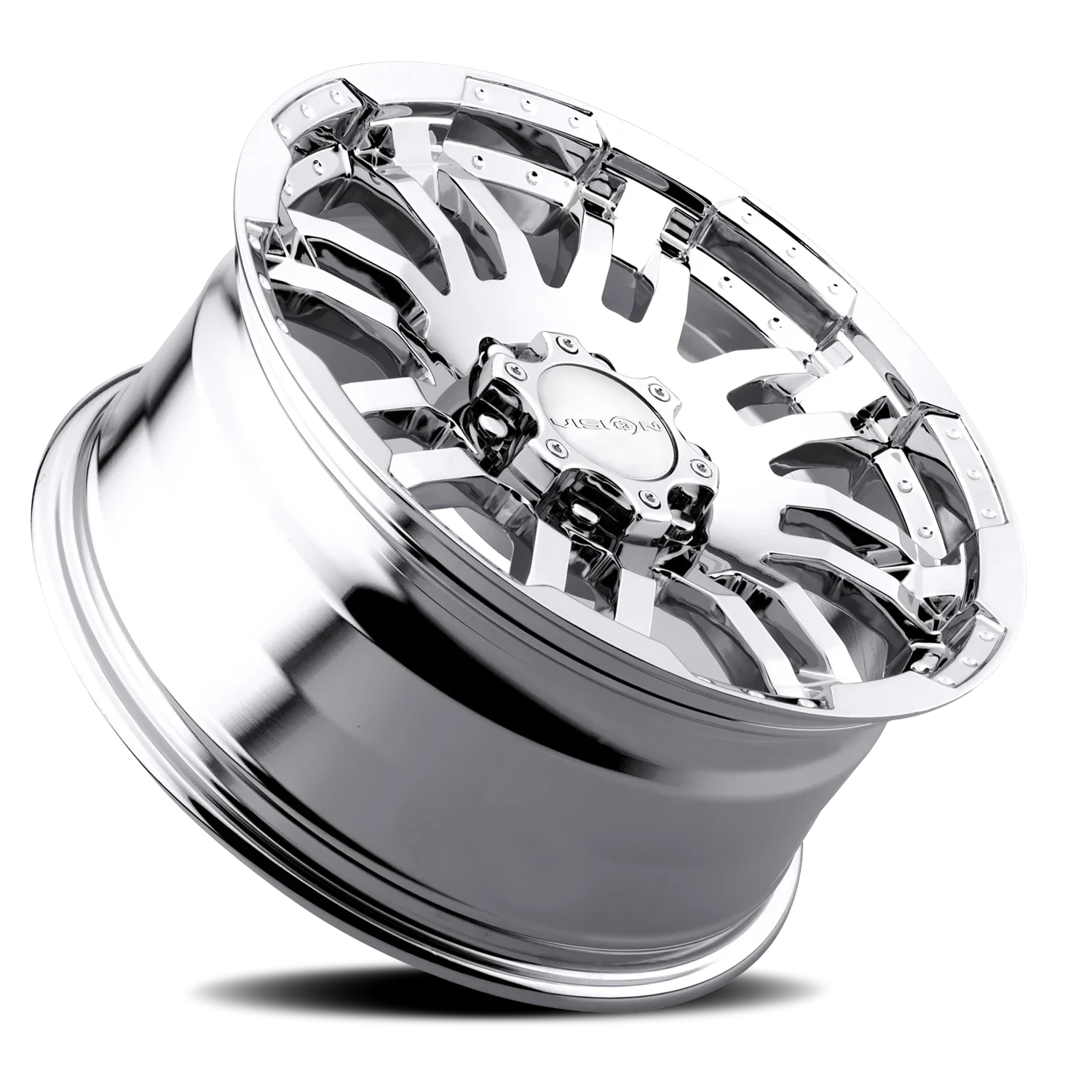 Vision 375 17x8.5 6x139.7 +25 Chrome - Image 2