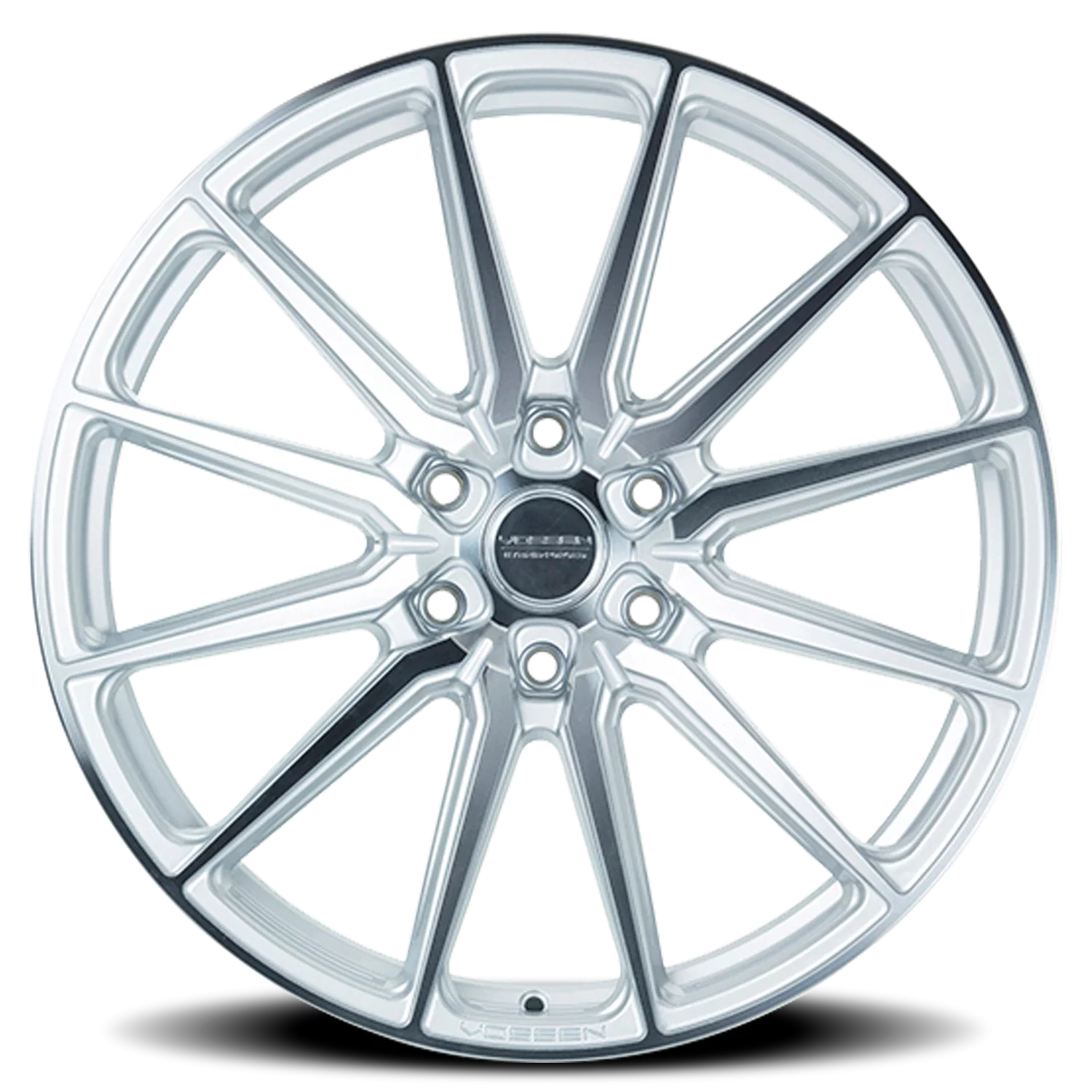Vossen HF6-1 24x10 6x139.7 +25 Silver - Image 2