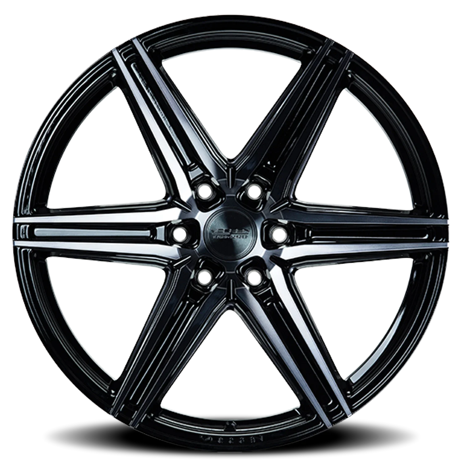 Vossen HF6-2 22x9.5 6x139.7 +20 Black - Image 2