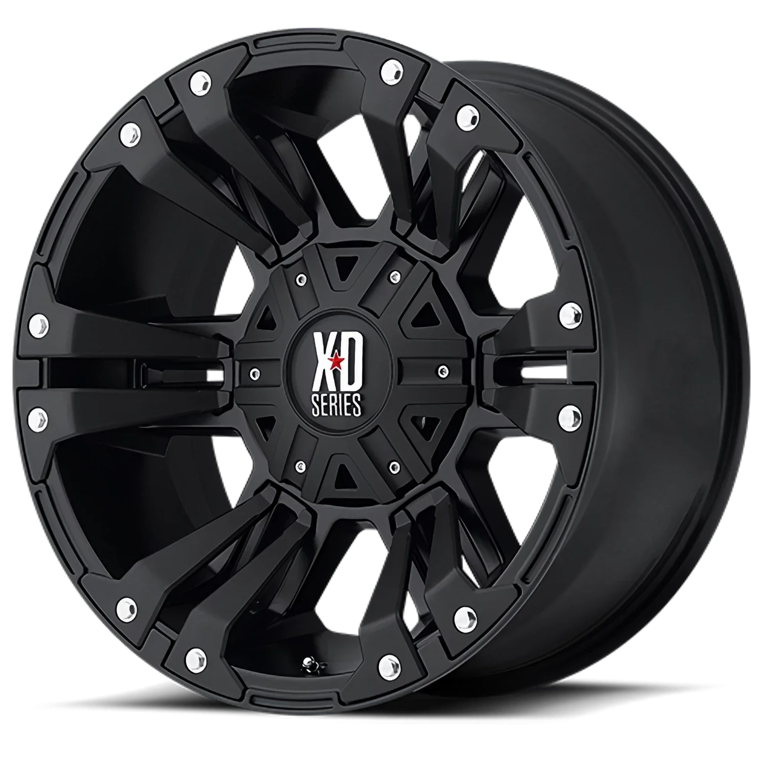XD Series Monster II XD822 MB 20x10 8x180 -24 Black