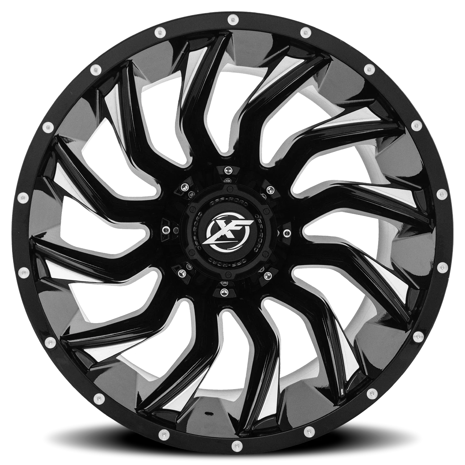 XF Off-Road XF-224 20x10 8x165.1/8x180 -12 Black - Image 2