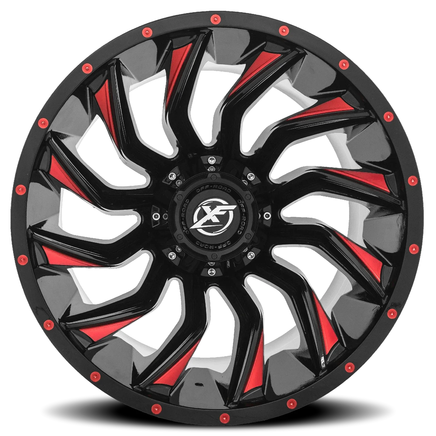 XF Off-Road XF-224 20x10 8x165.1/8x180 -12 Black - Image 2