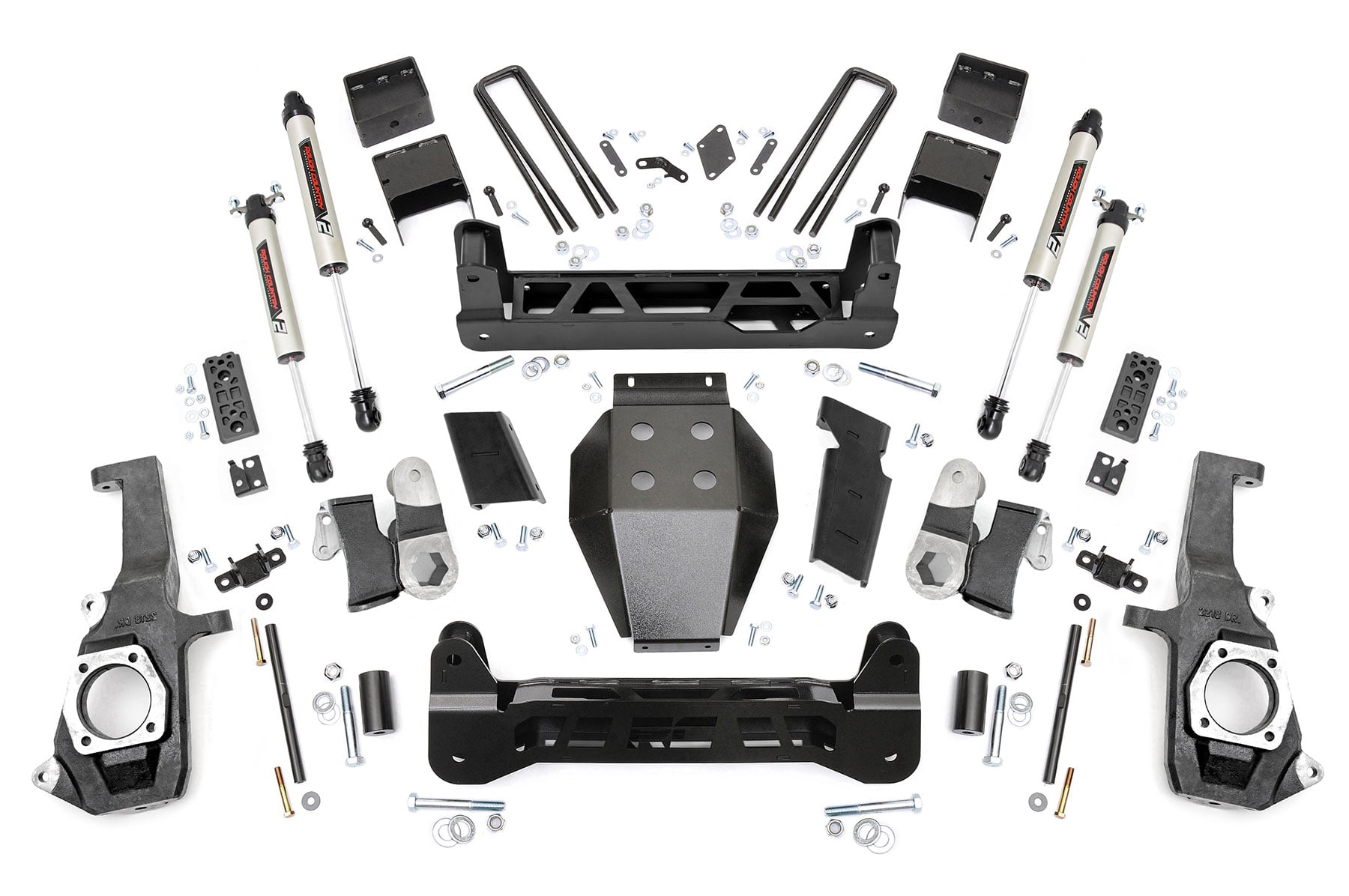 Rough Country 5 Inch Lift Kit NTD V2 Chevy/GMC 2500HD/3500HD (11-19)