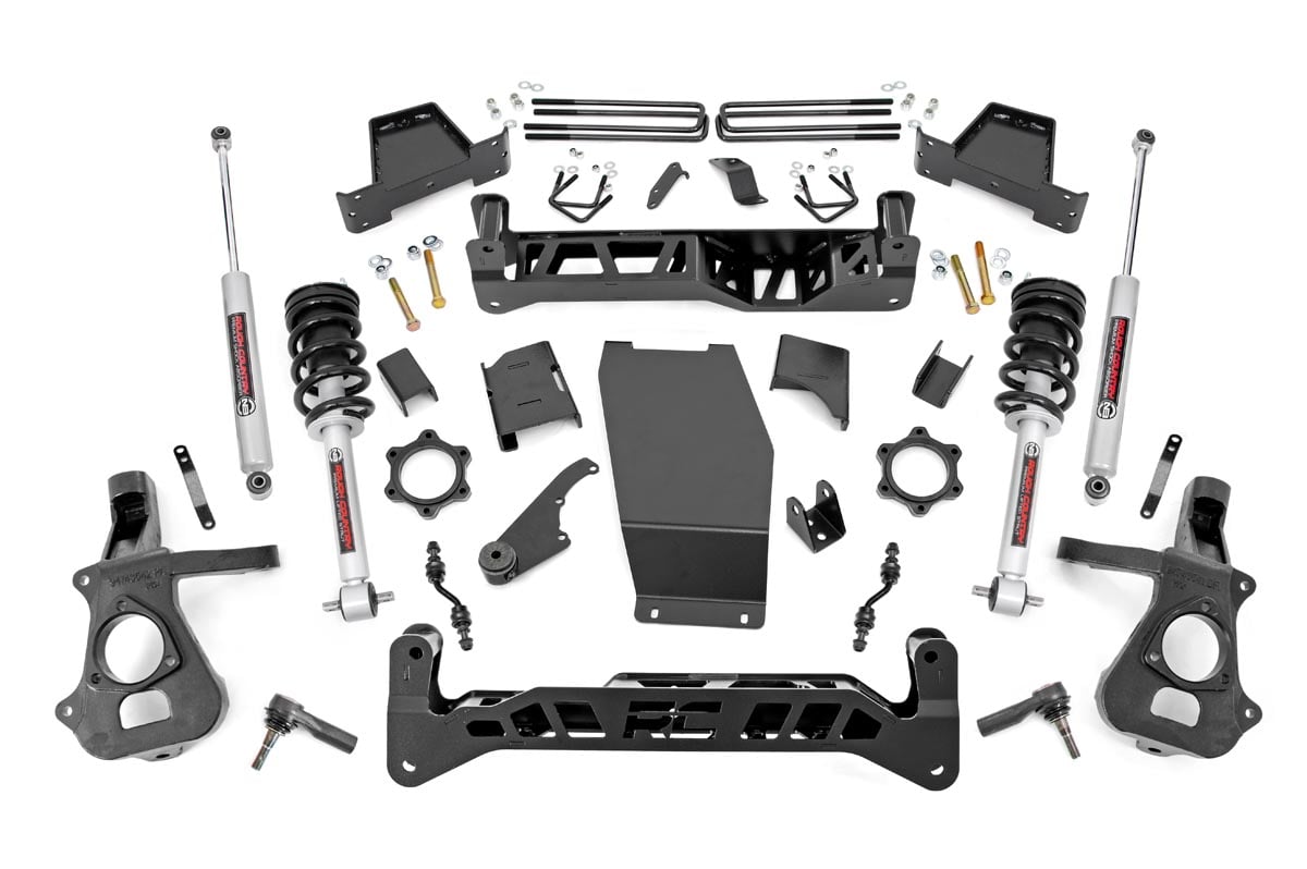 7 Inch Lift Kit | Alum/Stamp Steel | FR N3 | Chevy/GMC 1500 (14-18 & Classic) — Rough Country