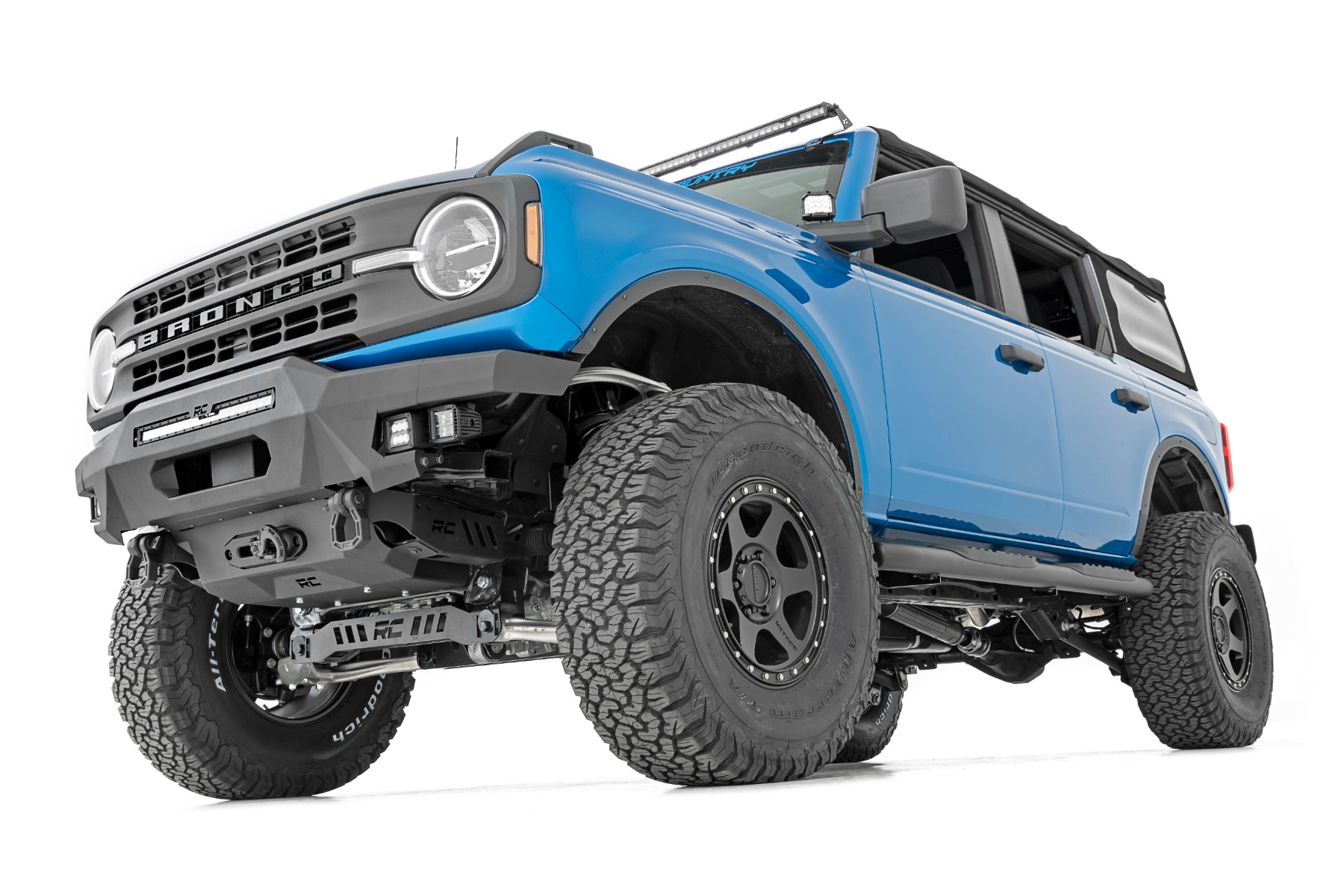 Oval Nerf Step | 4-Door | Black | Ford Bronco 4WD (2021-2026) - Image 3