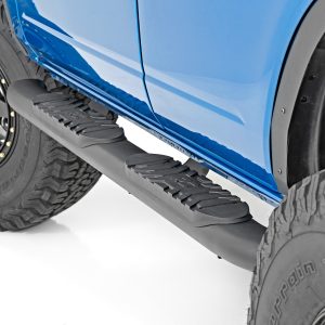 Oval Nerf Step | 4-Door | Black | Ford Bronco 4WD (2021-2026)