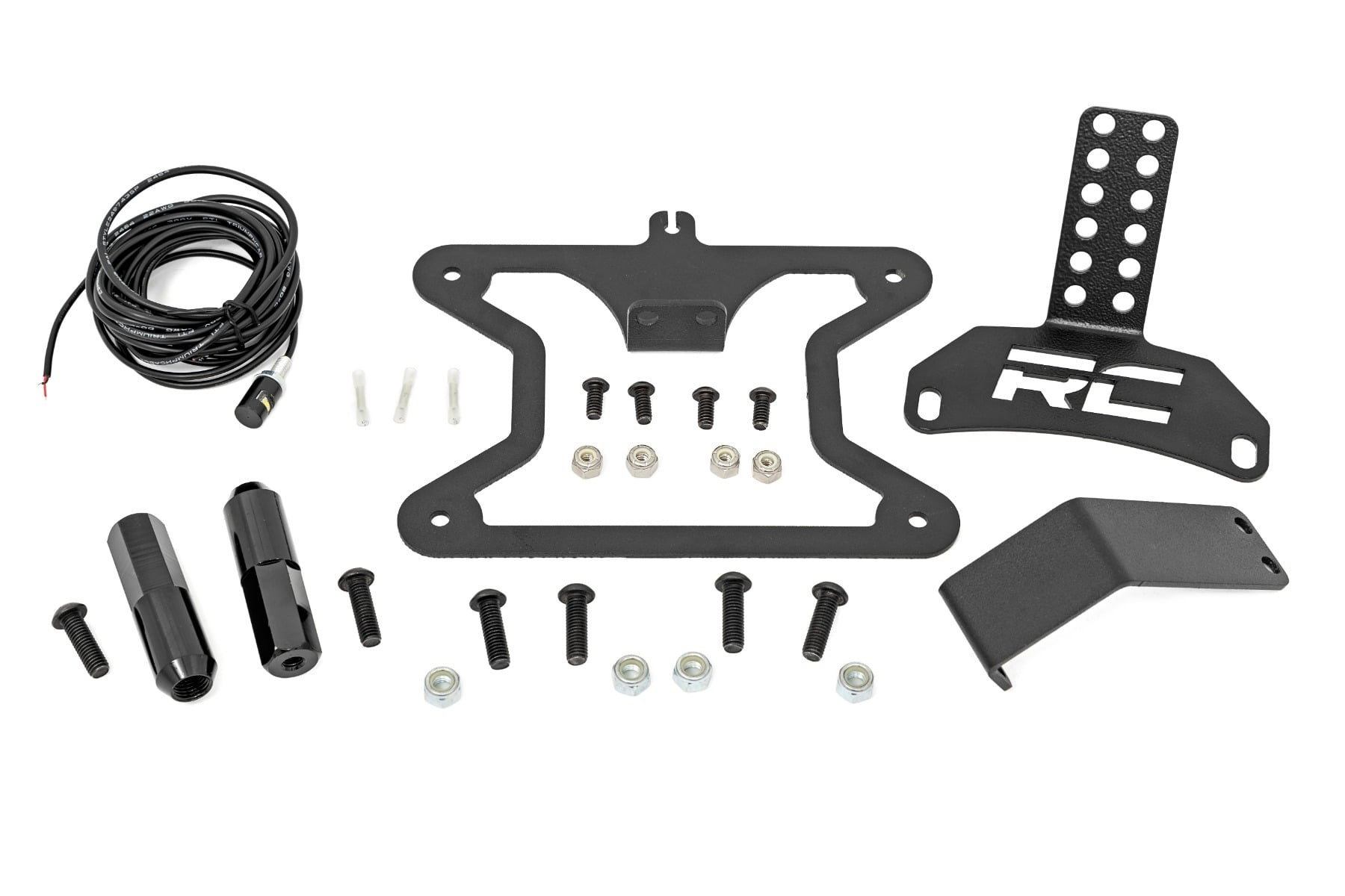 Rough Country License Plate Relocation Bracket Ford Bronco 4WD (2021-2026)
