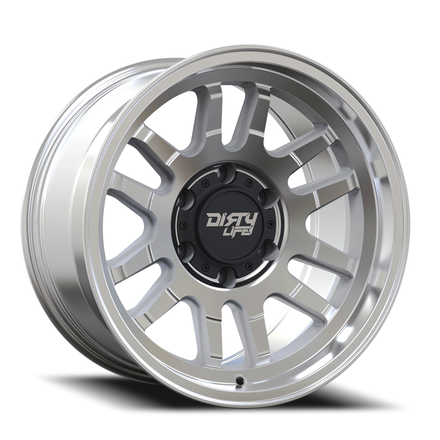 Dirty Life Race Wheels Canyon 9310 17x9 6x139.7 -12 Silver