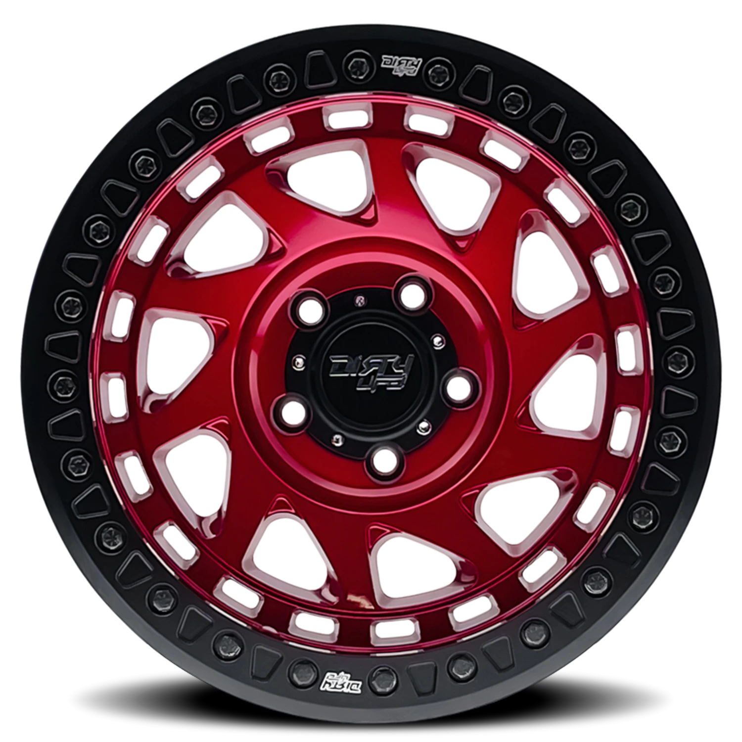 Dirty Life Race Wheels Enigma Race 9313 17x9 6x139.7 -12 Crimson Candy Red - Image 3
