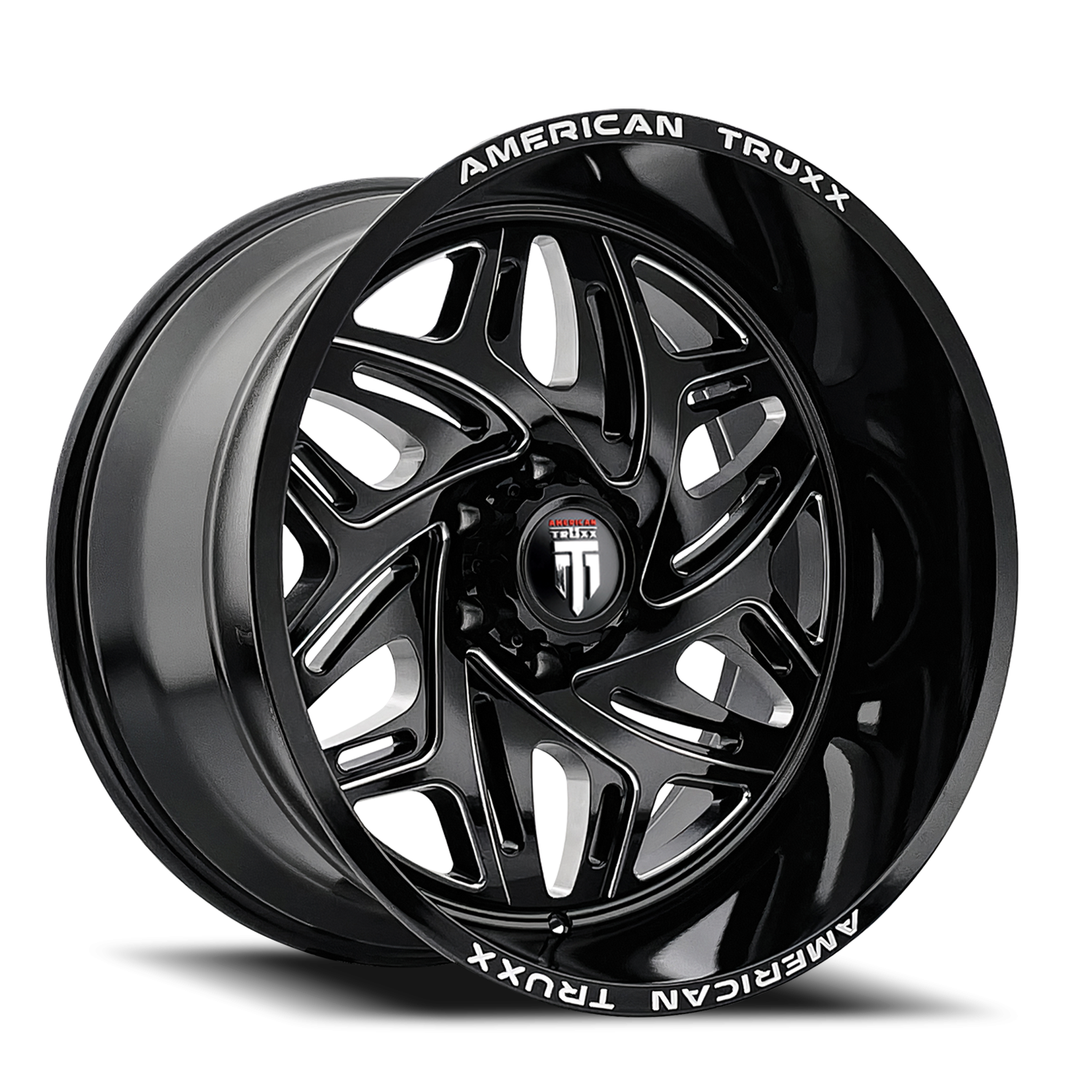 American Truxx Euphoria AT1914 22x12 6x135 -44 Black