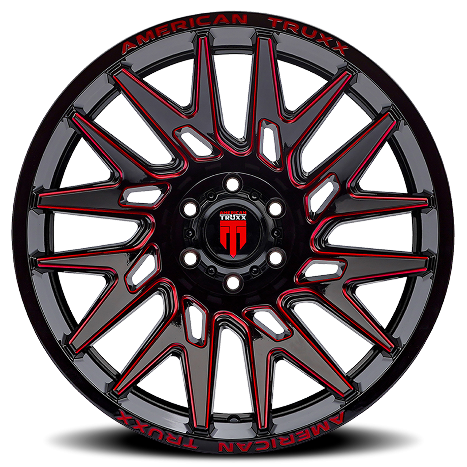 American Truxx Evolution AT1919 22x12 8x180 -44 Black - Image 3