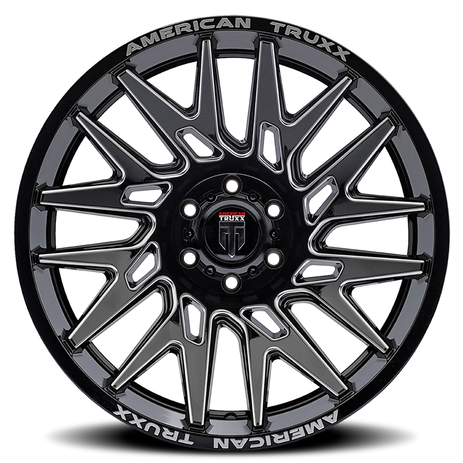 American Truxx Evolution AT1919 22x12 8x165.1 -44 Black - Image 3