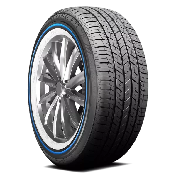 Vogue Custom Built Radial SCT2 Blue Stripe 285/45R22