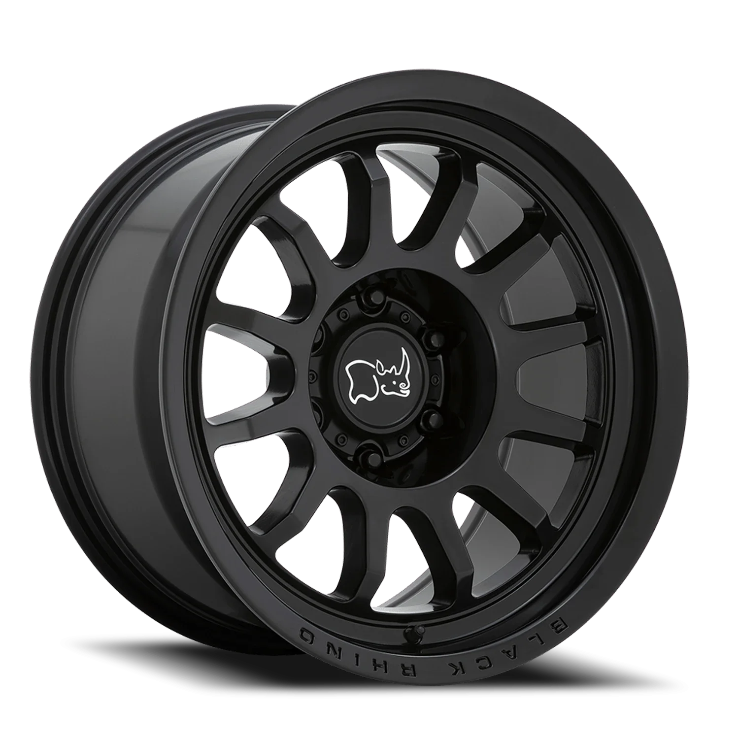Black Rhino Rapid 17x8.5 5x150 +10 Black