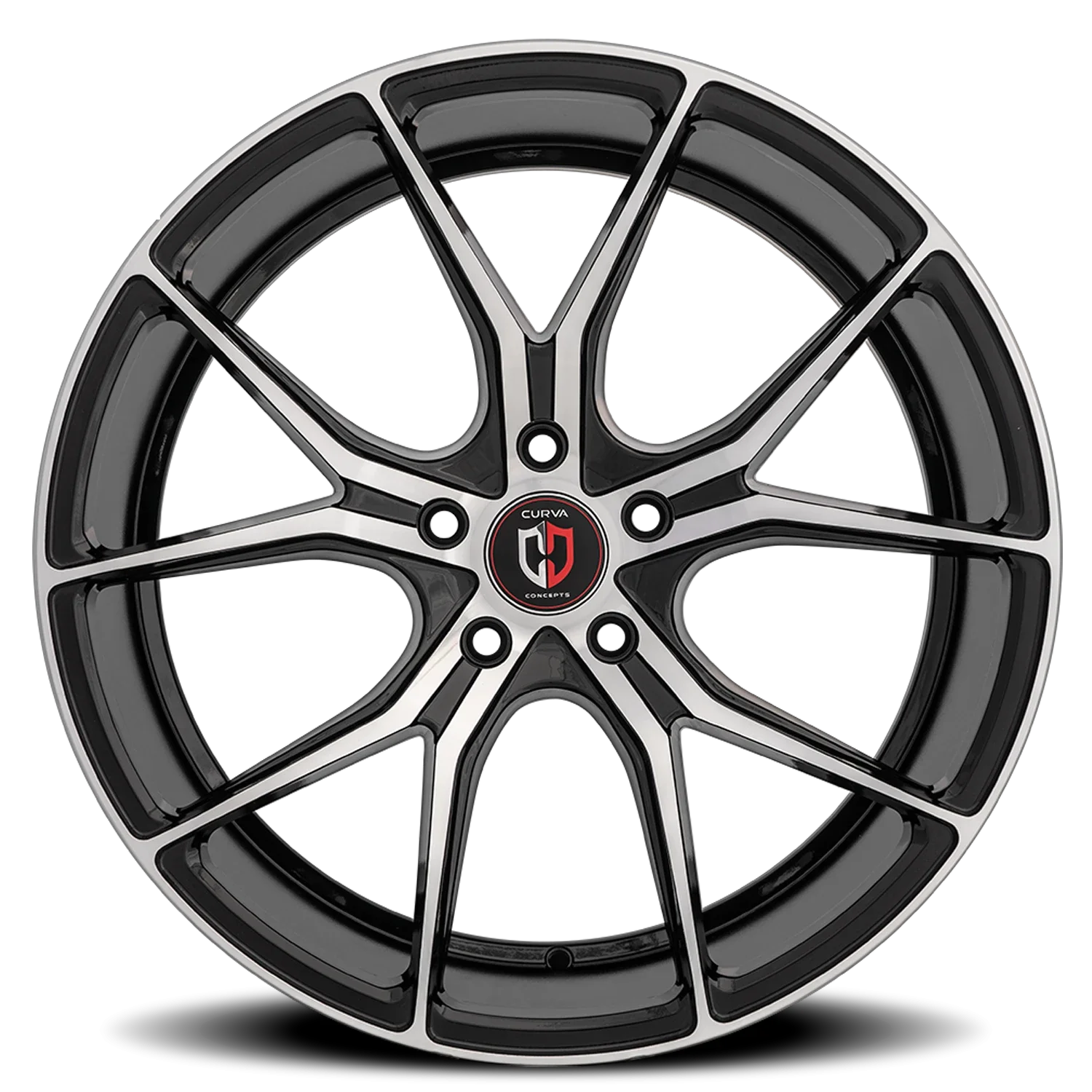 Curva Concepts C42 20x8.5 5x114.3 +35 Black - Image 3