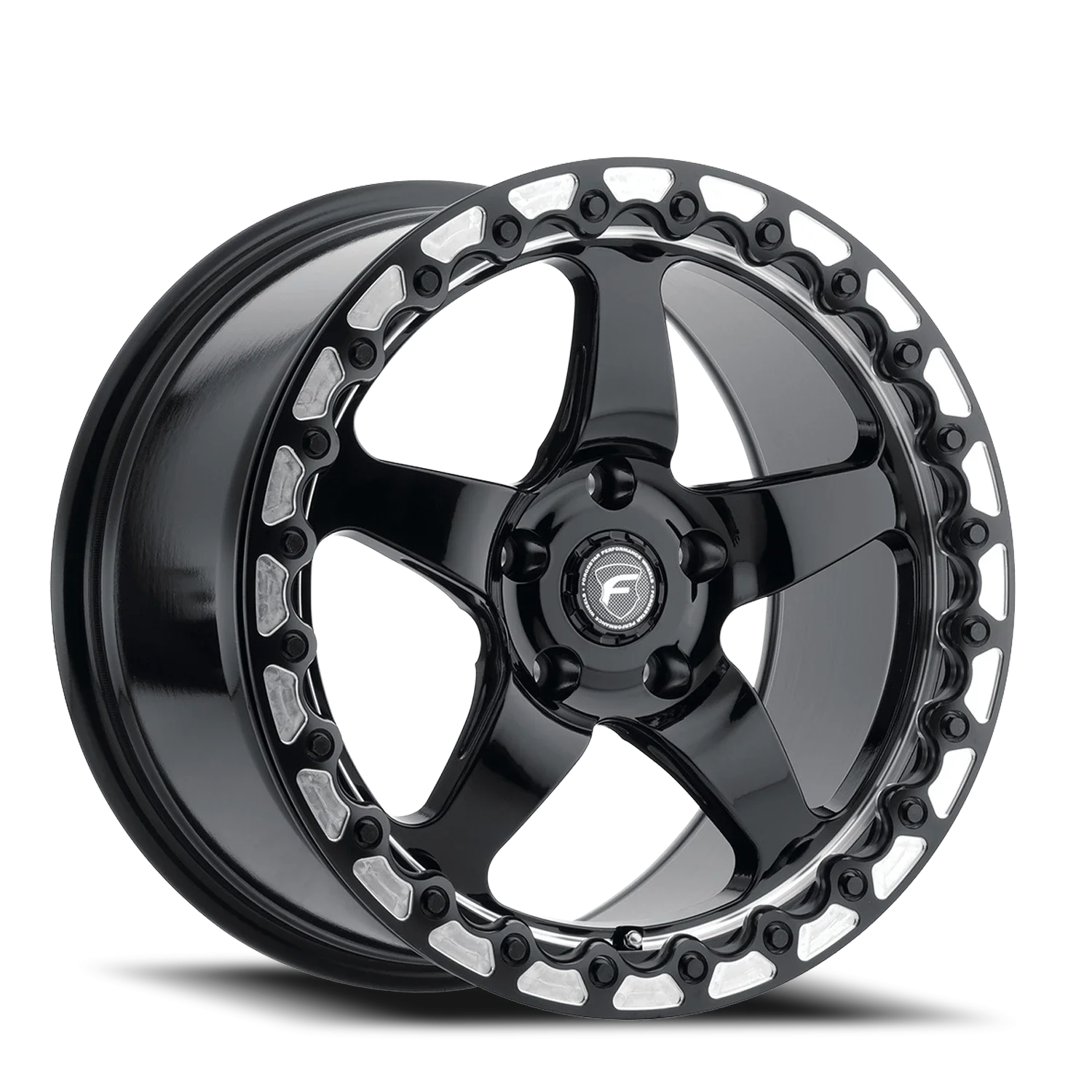 Forgestar D5 Beadlock 17x10 5x114.3 +50 Black