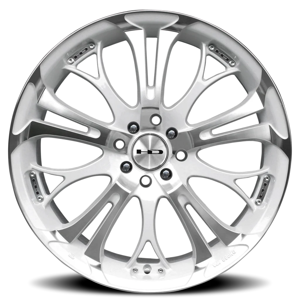 HD Wheels Spinout Gloss, White ICWT