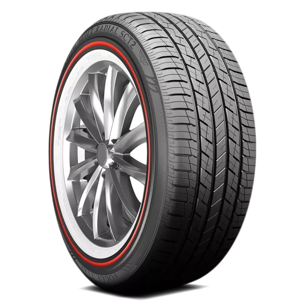 Vogue Custom Built Radial SCT2 Red Stripe 285/45R22