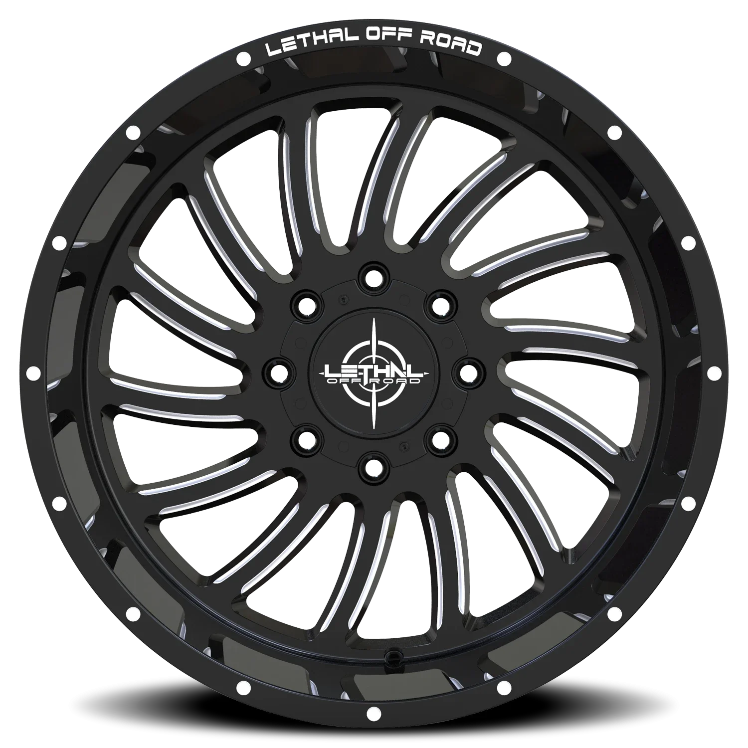 Lethal Offroad LT02 Caliber 22x12 6x139.7 -44 Black - Image 2