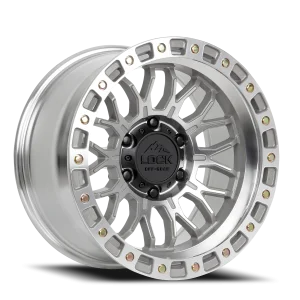 Lock Offroad Combat 17x9 5x127 -12 Silver