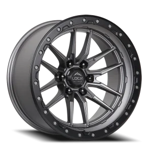 Lock Offroad Krawler 17x9 6x139.7 -12 Gray