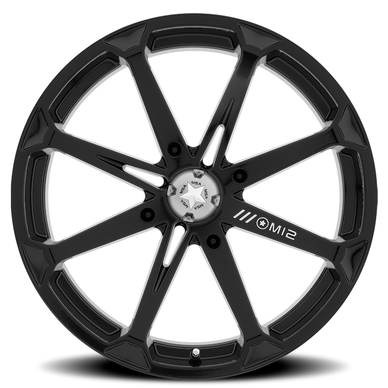 MSA Diesel M12 14x7 4x110 +10 Black - Image 2
