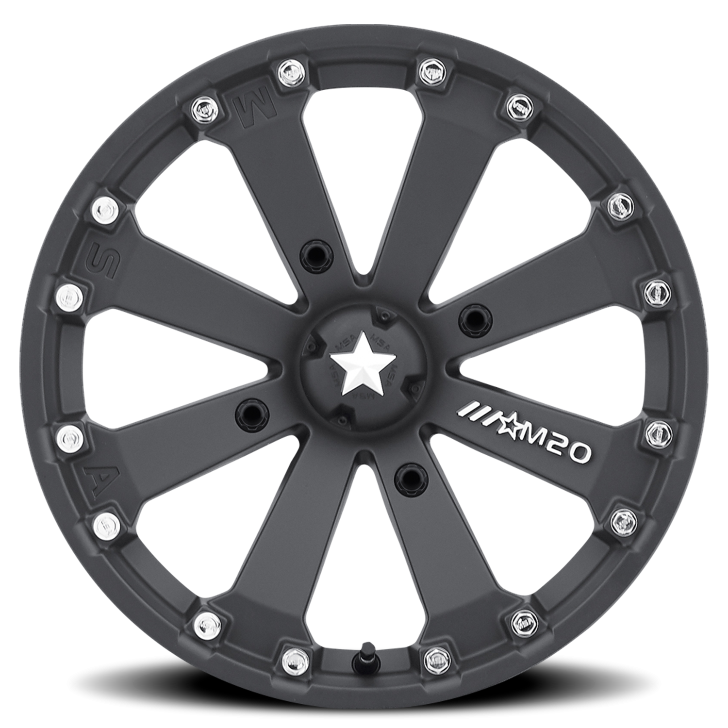 MSA Kore M20 14x7 4x136 Black - Image 2