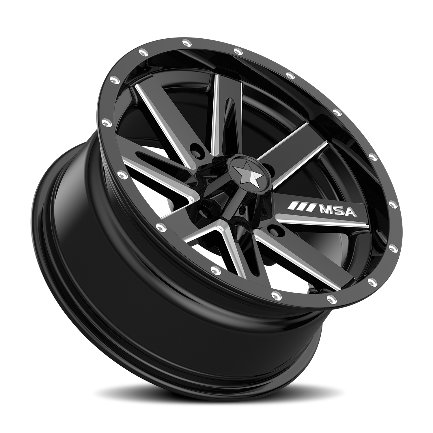 MSA Boxer M41 14x7 4x156 +10 Black - Image 2