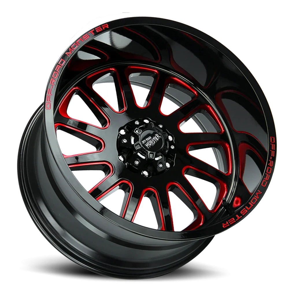 Off-Road Monster M17 20x10 5x150 -19 Black - Image 2