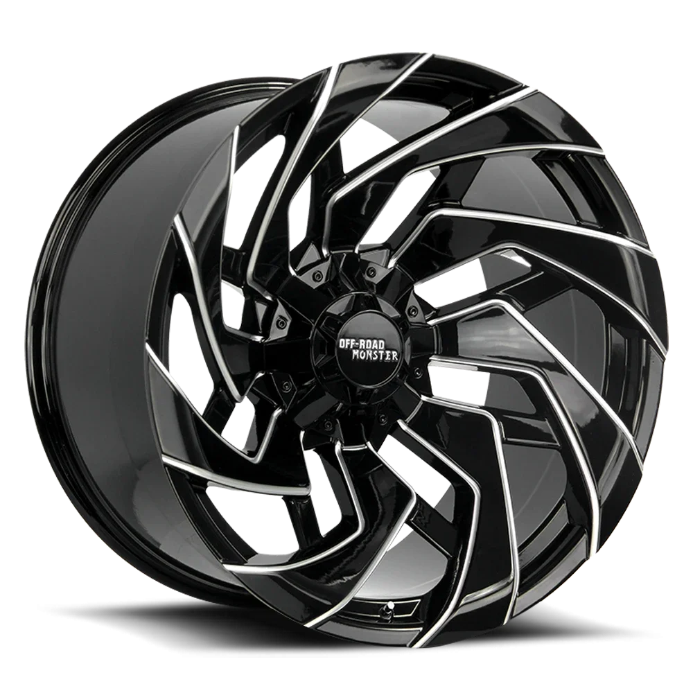 Off-Road Monster M24 20x10 8x165.1/8x170 -19 Black
