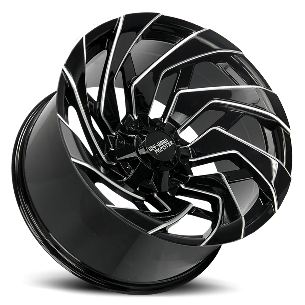Off-Road Monster M24 20x10 8x165.1/8x170 -19 Black - Image 2
