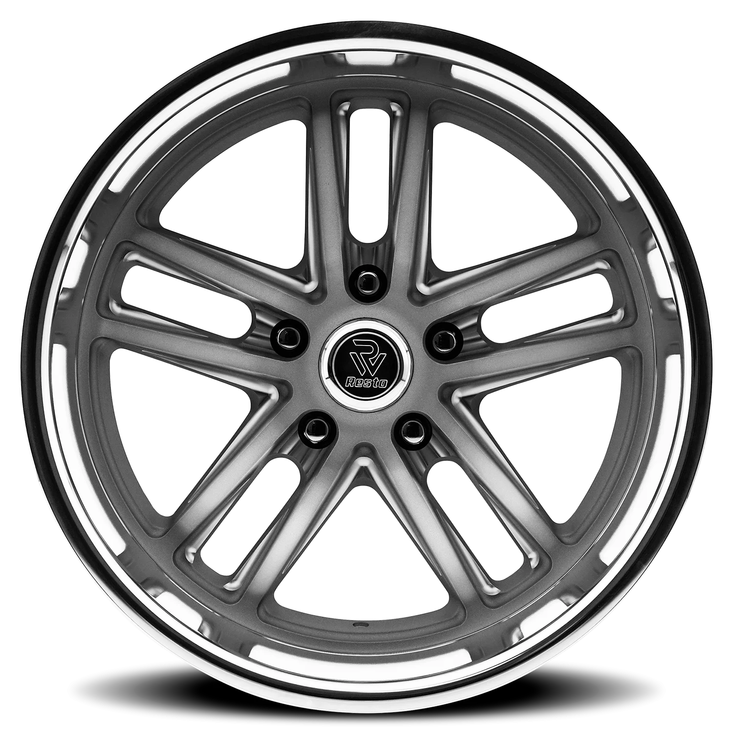 Resto R103 GUN 20x9.5 5x127 +1 Gray - Image 3