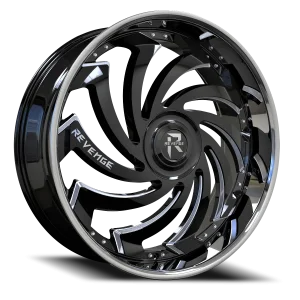 Revenge Luxury RL108-Big Floater Cap Special Edition 26x9.5 6x135/6x139.7 +25 Black