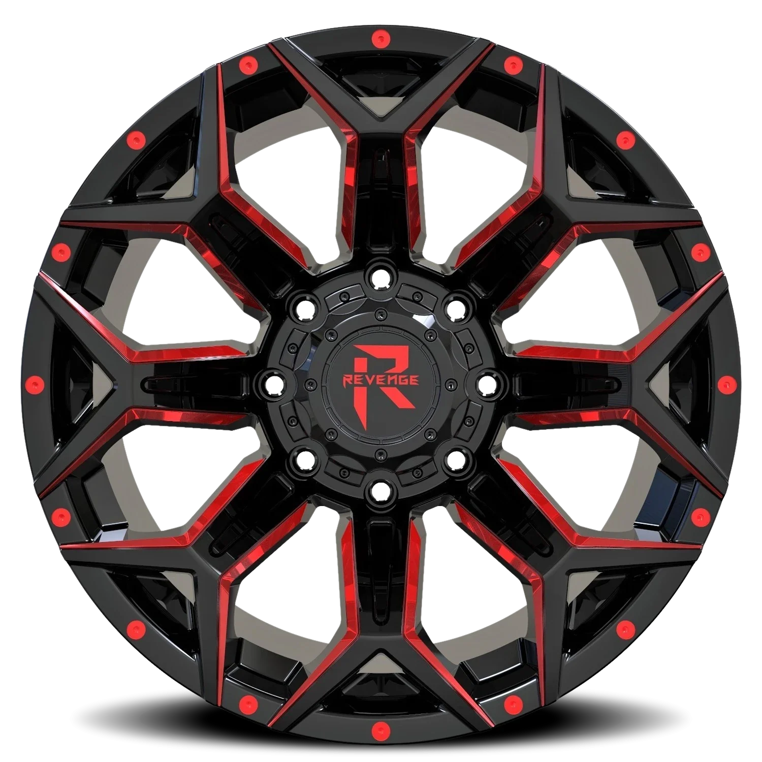 Revenge Offroad RV202 20x9 5x127/5x139.7 Black - Image 3
