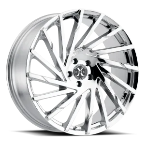 Xcess X02 20x8.5 5x114.3 +35 Chrome