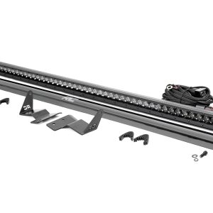 LED Light Kit | Upper Windshield | 50" Black Single Row | Ford Bronco (21-26)