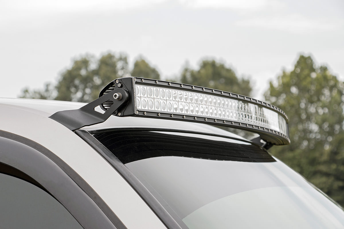 Rough Country LED Light Mount Windshield 54β³ Curved Chevy/GMC 1500 Truck & SUV (99-06 & Classic)
