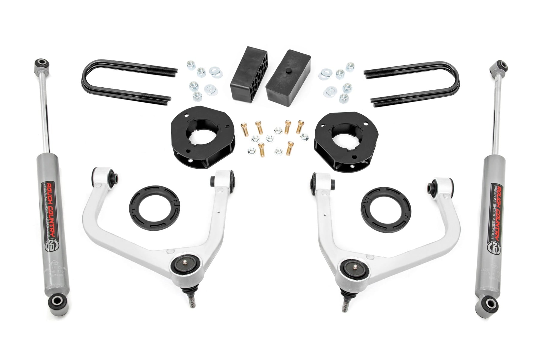3.5 Inch Lift Kit | Mono Leaf Rear | GMC Sierra 1500 2WD/4WD (2019-2024) — Rough Country