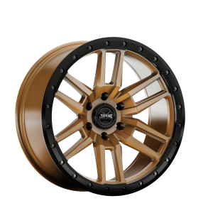 Rough Country Torque Pritchett Bronze w/Black Lip 18x9 6x5.5 -12mm